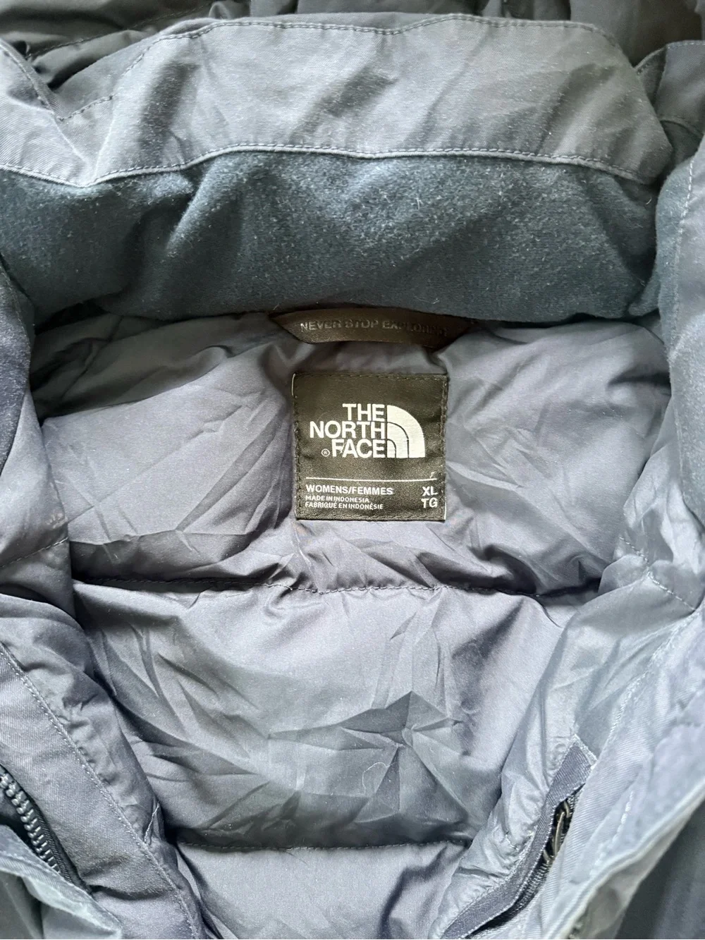The North Face Navy Insulated Women's Parka